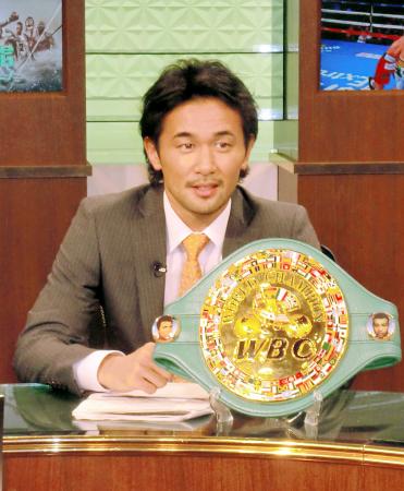　メイウェザー戦のゲスト解説を務めた山中