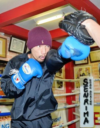 　世界戦を前に練習を公開した帝里木下