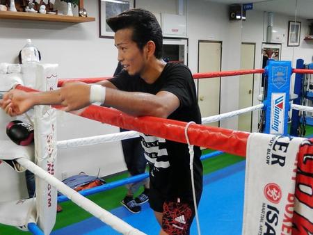 　練習を終えた和気慎吾