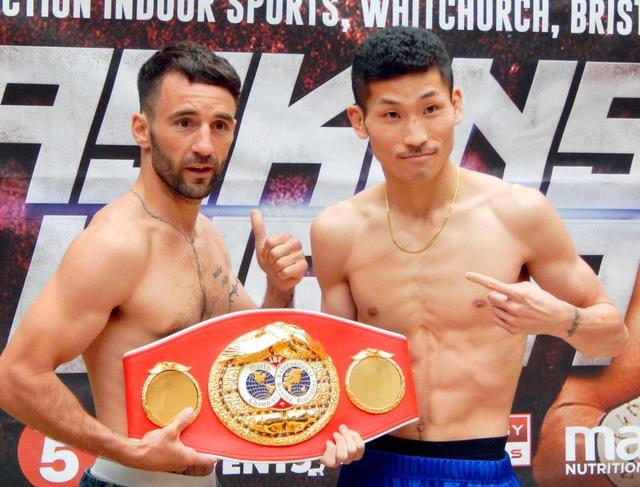 岩佐初世界戦でタイ獲ル“あとは試合”