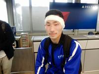 帰国した岩佐は再起を誓った