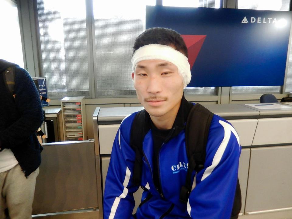 帰国した岩佐は再起を誓った