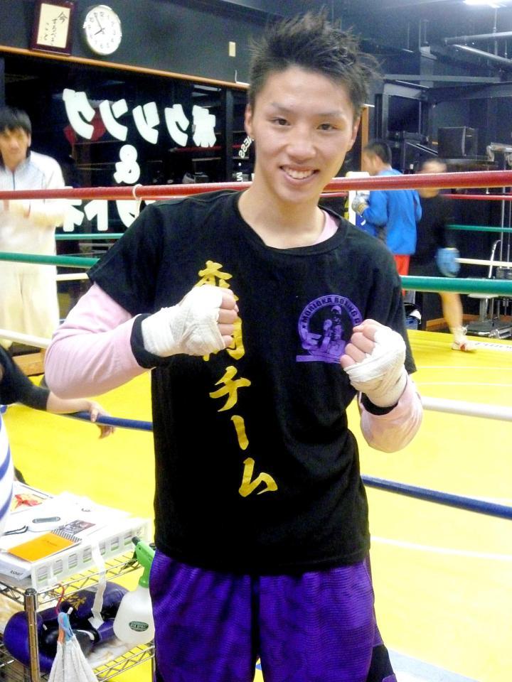 　スパーリングを終えた丸田陽七太