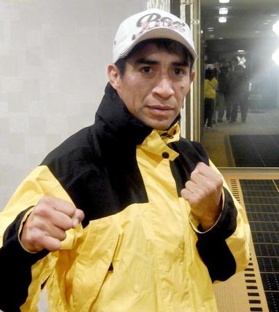 　来日し「１００％勝てる」と豪語したロペス