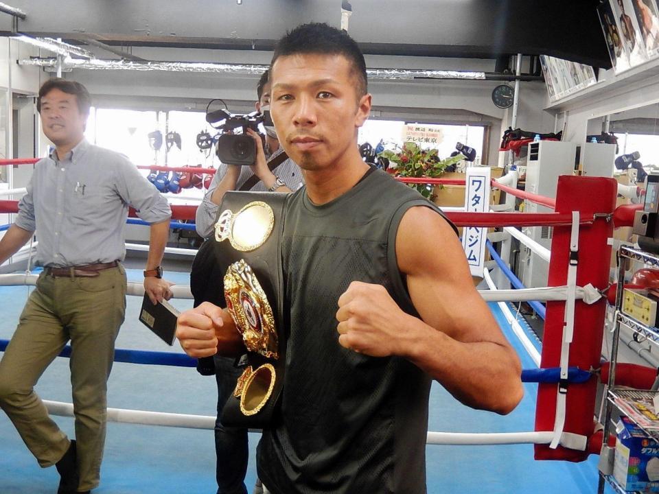 練習を公開した内山高志