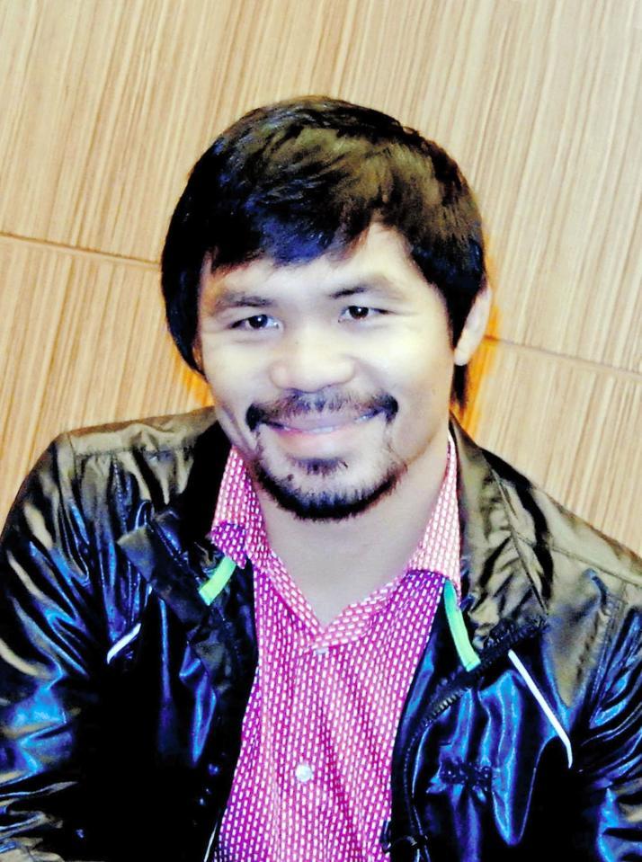 　現役復帰を発表したマニー・パッキャオ
