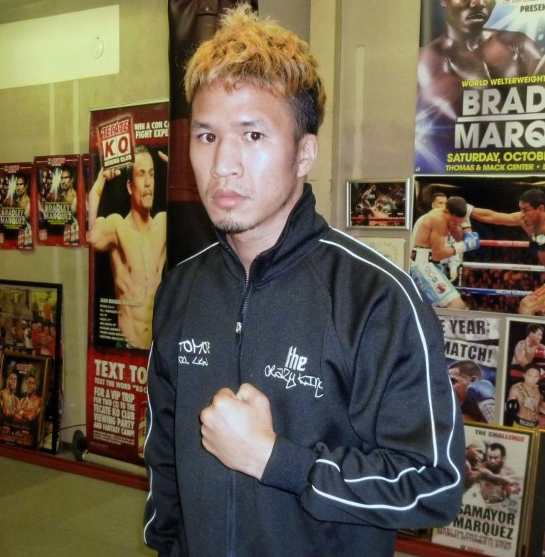 ベガスで初の世界挑戦を発表した大沢宏晋