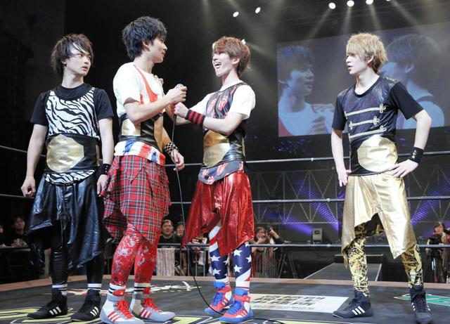 ＤＩＳＨ／／プロレス“初参戦”で勝利　唇奪われた男色ディーノにリベンジ