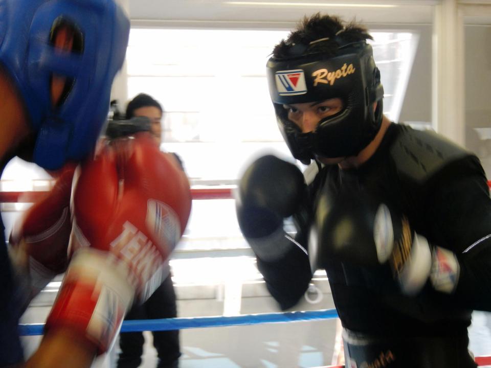 村田諒太が練習を公開