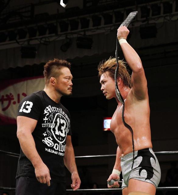 ＧＨＣ王者・中嶋Ｖ２　杉浦が挑戦名乗り「ノアにケンカを売ってんだよ！」