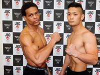 １５試合連続勝利の日本記録に挑む別府（右）と阻止を誓うベラミー 