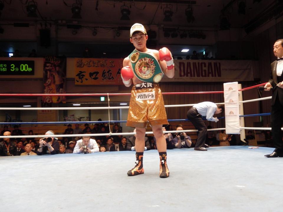 　無傷の６連続ＫＯ勝ちで東洋太平洋王座を獲得した京口紘人