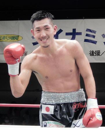 　７回ＴＫＯ勝ちした岡田博喜