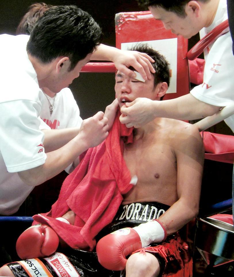 　負傷引き分けに終わった五十嵐俊幸