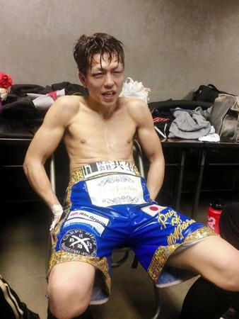 　東洋太平洋スーパーフライ級王座戦で判定の末敗れた川口勝太