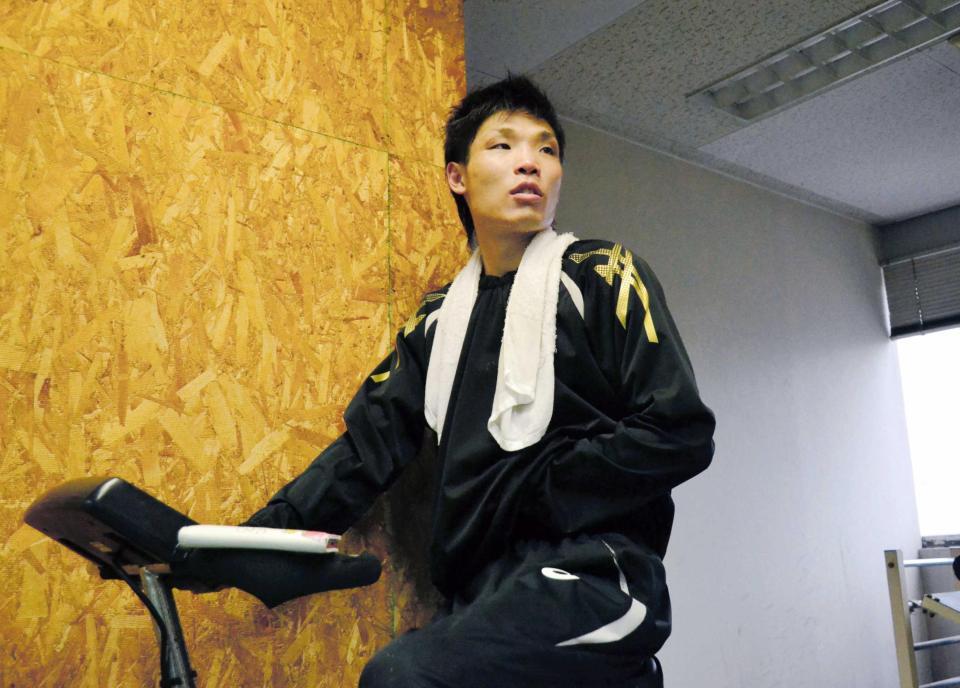 　世界初挑戦の久保隼は入場曲に長谷川穂積氏が愛用したエンヤの「Ｏｎｃｅ　Ｙｏｕ　Ｈａｄ　Ｇｏｌｄ」を使用する