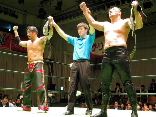 丸藤組がＧＨＣタッグ王座奪取　丸藤「このベルトがゴールじゃない」