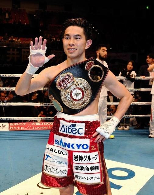 井岡V5 具志堅氏に並ぶ世界戦14勝目 61連勝中の挑戦者に判定勝ち