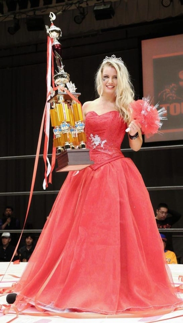 ストームがシンデレラT初優勝！イオの赤いベルト挑戦表明