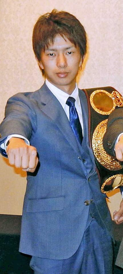 　６度目の防衛戦が発表となった田口良一