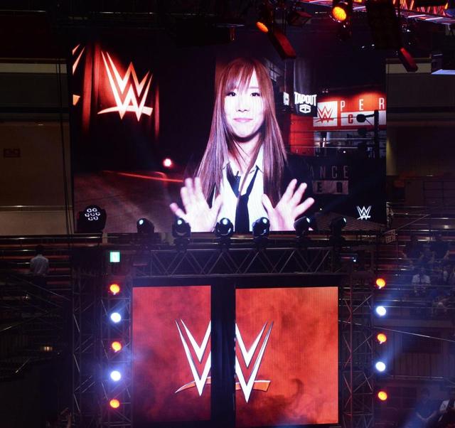 ＷＷＥ日本公演・宝城カイリがサプライズ入団発表！女子トーナメント出場