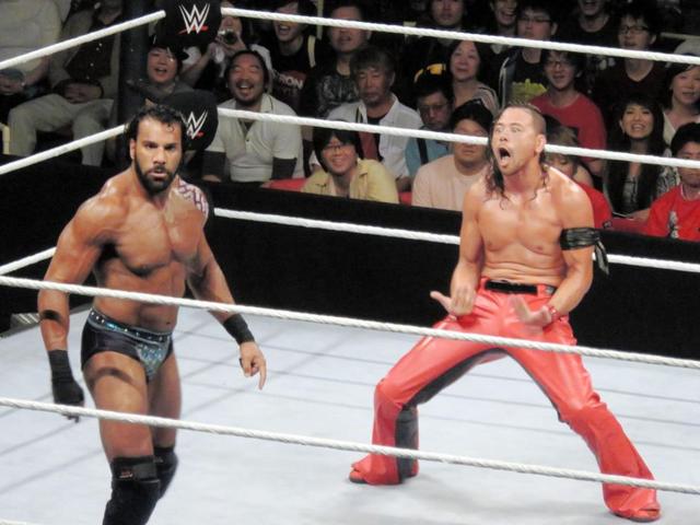 中邑、地元でＷＷＥ王座奪取ならず…またも乱入に泣く