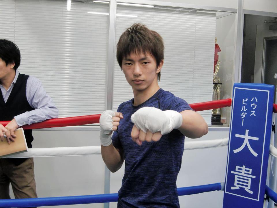 　調整は万全というＷＢＡ王者の田口良一