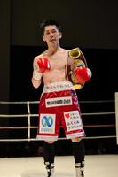 ６回ＫＯ勝利で初防衛に成功した坂本真宏