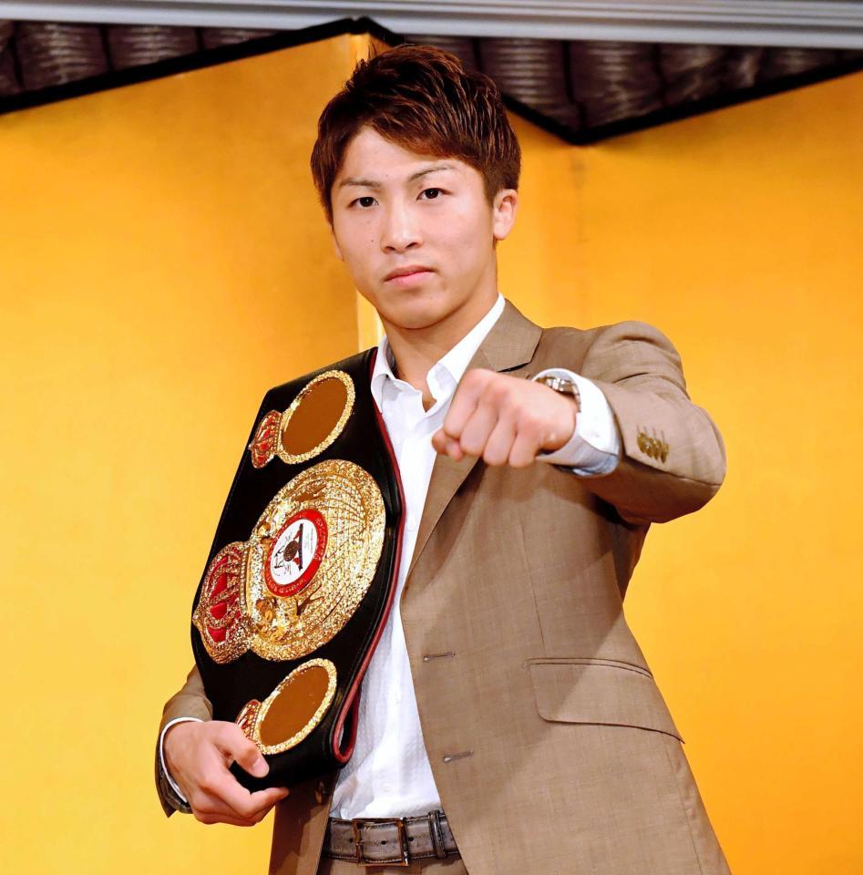 　ＷＢＳＳに向け、気合の入った表情を見せる井上尚弥