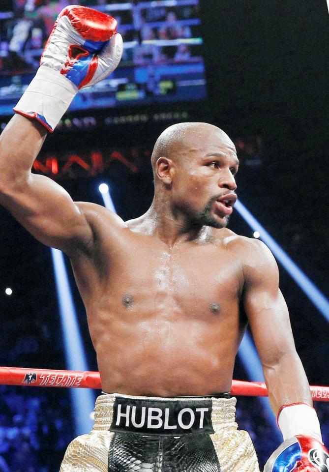 　メイウェザー（ＡＰ＝共同）