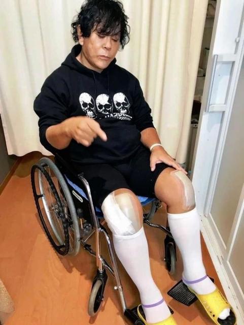 大仁田厚、両膝の人工関節手術成功　全治４カ月で米国興行延期か