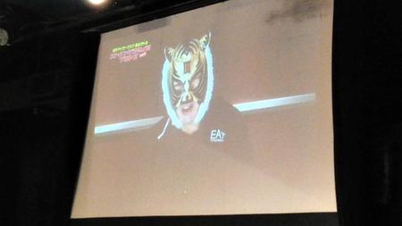 　ビデオメッセージで健在ぶりを示した初代タイガーマスクこと佐山サトル