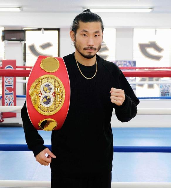 岩佐亮佑「勝機ある」　２団体王座統一戦へ意欲十分