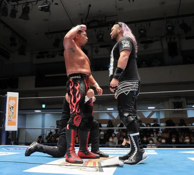 新日本・鷹木がＫＥＮＴＡ撃破　ラスト・オブ・ザ・ドラゴンで激勝