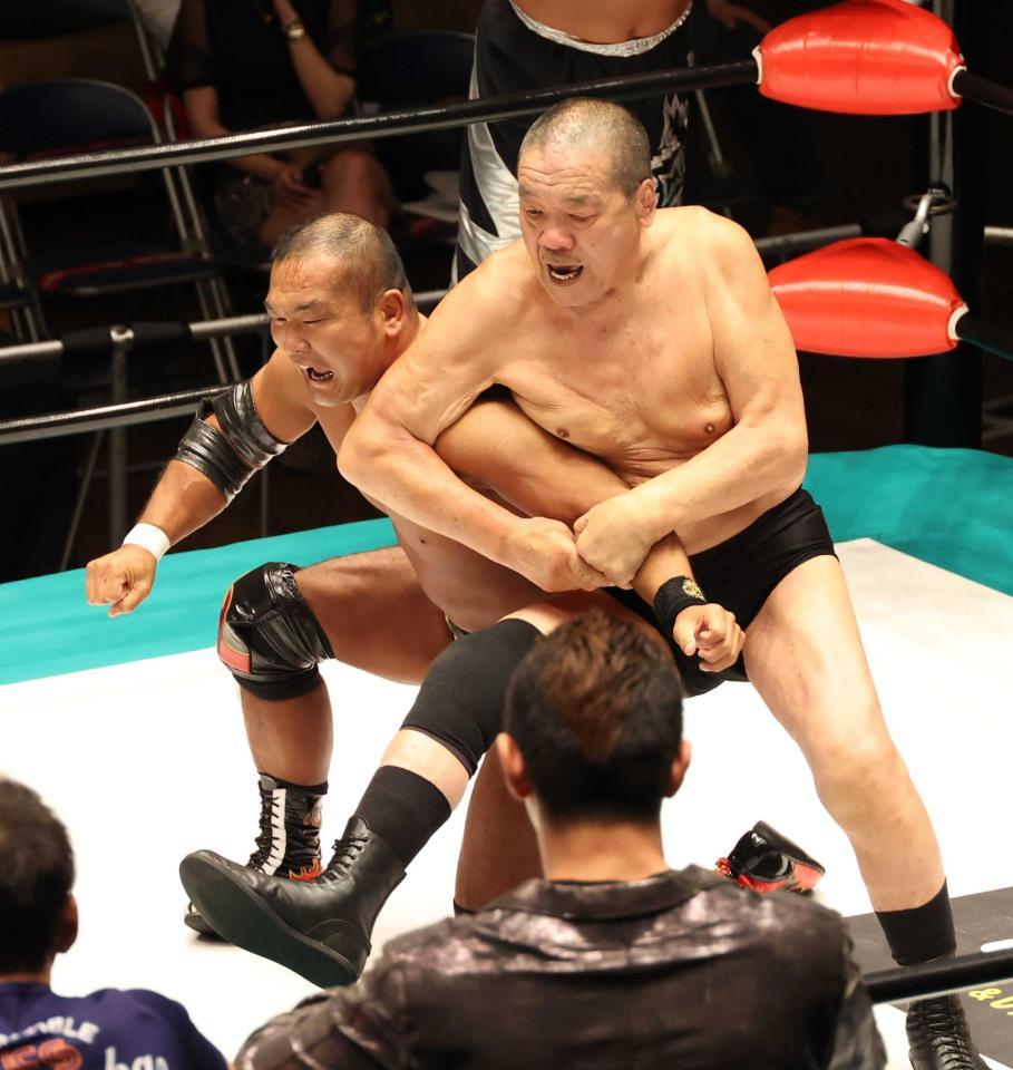 72歳・藤原喜明が久々ノア参戦で大暴れ 今後の参戦「コンプライアンス的にどうか」 ファイト デイリースポーツ Online