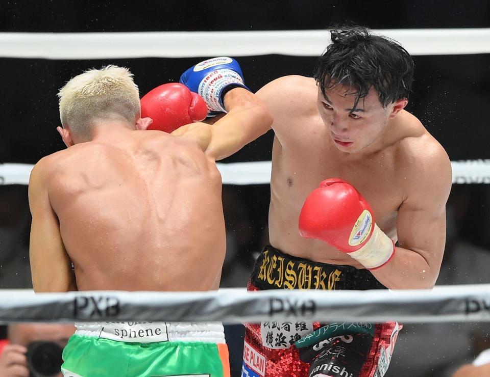 ミライモンスター 松本圭佑がデビュー４連勝ｋｏ 父の届かなかった 世界 目指す ファイト デイリースポーツ Online