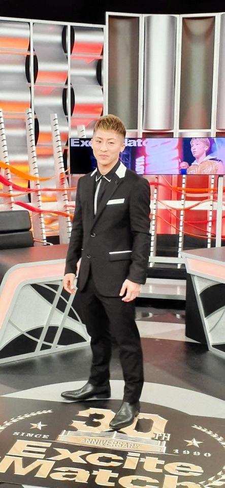 　「エキサイトマッチ」総集編の収録に出演した井上尚弥
