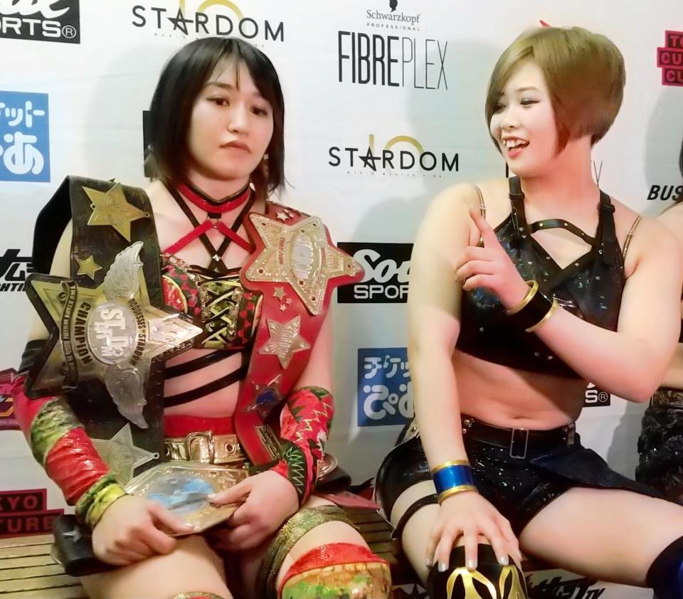 女子プロレスでポロリ 