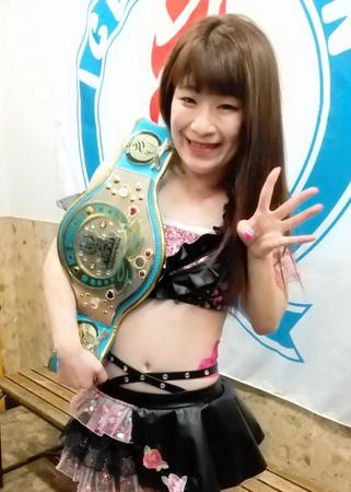 　Ｖ４防衛を飾り、次回のＳＡＫＩ戦にも自信を見せる春輝つくし