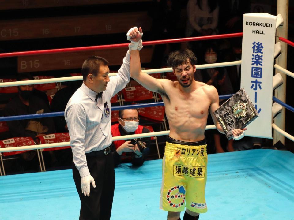 　ＴＫＯ勝ちで４連勝を飾ったジロリアン陸