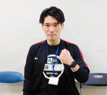 　２度目の防衛に成功した豊嶋亮太