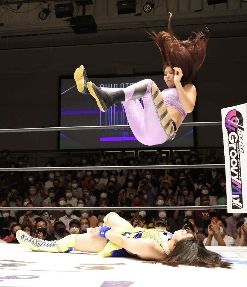 スターダム 葉月が羽南を圧倒し唯一の7連勝！次戦の上谷を垂直落下葬予告 ファイト デイリースポーツ Online