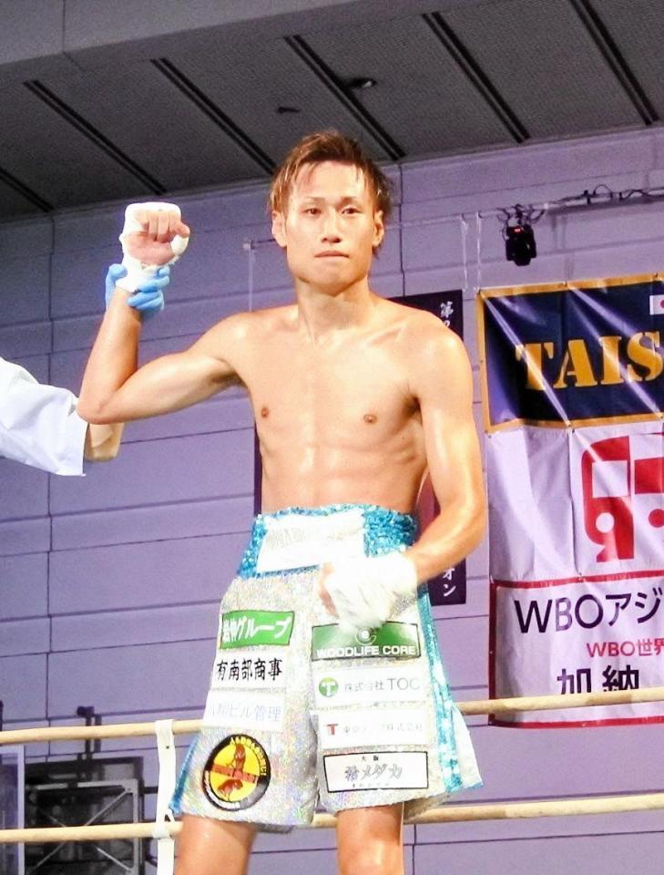 ボクシング・石田匠が復帰2戦目で判定勝ち、「最後の最後に世界を獲る 