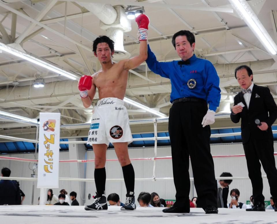 　移籍後初勝利を飾った住田愛斗