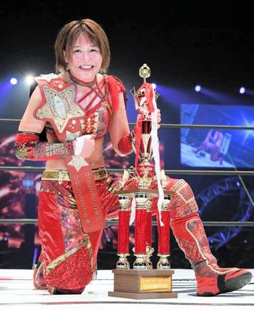 女子プロレス大賞に輝いた朱里