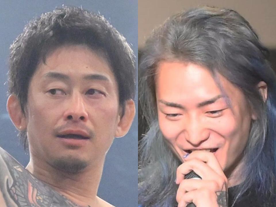 　啓之輔（左）とＤＪ社長