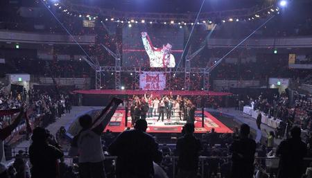 　アントニオ猪木さんを追悼する会場（撮影・金田祐二）