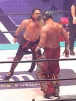 グレートムタ 毒霧噴射　WWE 中邑真輔　コーディローデス　AJスタイルズ 中邑真輔“毒霧混じりの涙”ムタに激勝「奇跡をありがとう」ノア武道館
