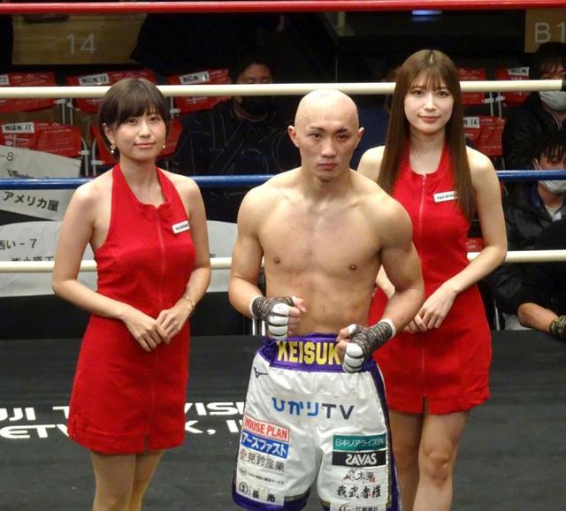 日本フェザー級３位・松本圭佑が２回ＴＫＯ　デビュー７戦連続ＫＯ勝利「感謝でいっぱい」