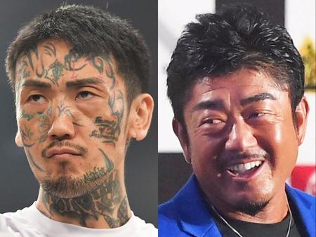 　瓜田純士（左）、バン仲村